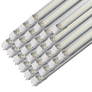BRIGHTFIT | LED T8 Tube | Adj Watt 12W/15W/18W/20W/22W | 2750 Lumens | Adj CCT 3500K/4K/5K/5700K/6500K | 120-277Vac | 4ft | Clear Lens | Type A+B | Double Ended Power | ETL & DLC Listed