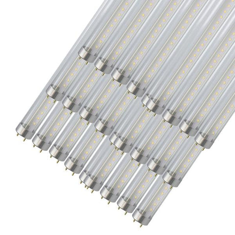 MR | LED T8 Glass Tube | 18 Watt | 2700 Lumens | 5000K | 120-277V | 4ft | Clear Lens | Type A+B | Single & Double Ended Power | UL & DLC Listed