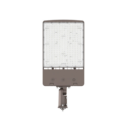 BEAMPRO+ | Area Light | Adj Watt 100W/150W/200W/240W/300W | 48000Lm | Adj CCT 3K/4K/5K | 120-347V | Adj Beam Angle Type III/IV/V | Universal & Yoke Mount Included | UL & DLC Listed