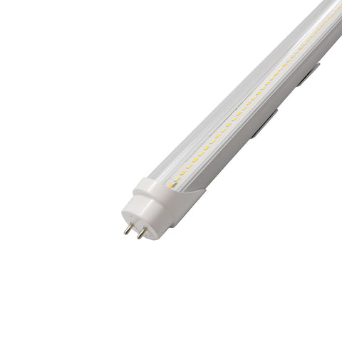 BRIGHTFIT | LED T8 Tube | Adj Watt 12W/15W/18W/20W/22W | 2750 Lumens | Adj CCT 3500K/4K/5K/5700K/6500K | 120-277Vac | 4ft | Clear Lens | Type A+B | Double Ended Power | ETL & DLC Listed