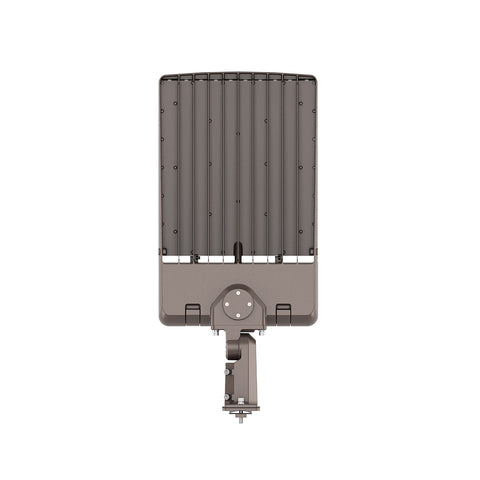 BEAMPRO+ | Area Light | Adj Watt 100W/150W/200W/240W/300W | 48000Lm | Adj CCT 3K/4K/5K | 120-347V | Adj Beam Angle Type III/IV/V | Universal & Yoke Mount Included | UL & DLC Listed