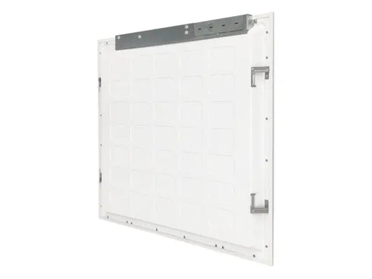 2x2 Backlit LED Panel with adjustable wattage (25/30/40W) and CCT (3500K/4000K/5000K) for office lighting.