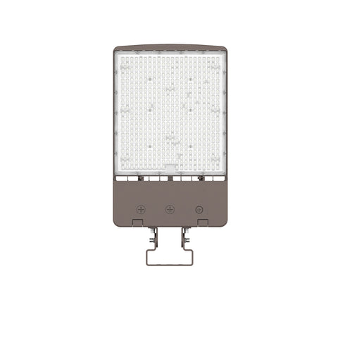 BEAMPRO+ | Area Light | Adj Watt 100W/150W/200W/240W/300W | 48000Lm | Adj CCT 3K/4K/5K | 120-347V | Adj Beam Angle Type III/IV/V | Universal & Yoke Mount Included | UL & DLC Listed