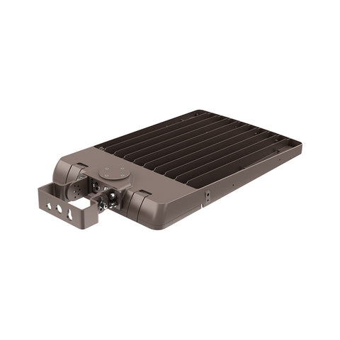 BEAMPRO+ | Area Light | Adj Watt 100W/150W/200W/240W/300W | 48000Lm | Adj CCT 3K/4K/5K | 120-347V | Adj Beam Angle Type III/IV/V | Universal & Yoke Mount Included | UL & DLC Listed