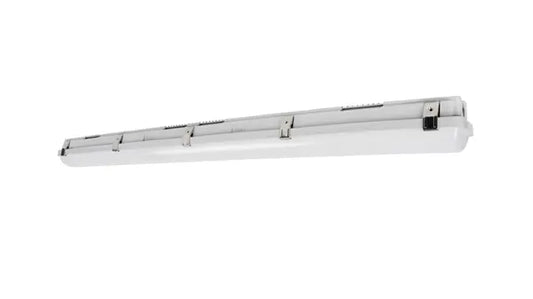 4FT LED Vapor Tight fixture with tunable wattage (30W/40W/50W) and CCT (3500K/4000K/5000K)