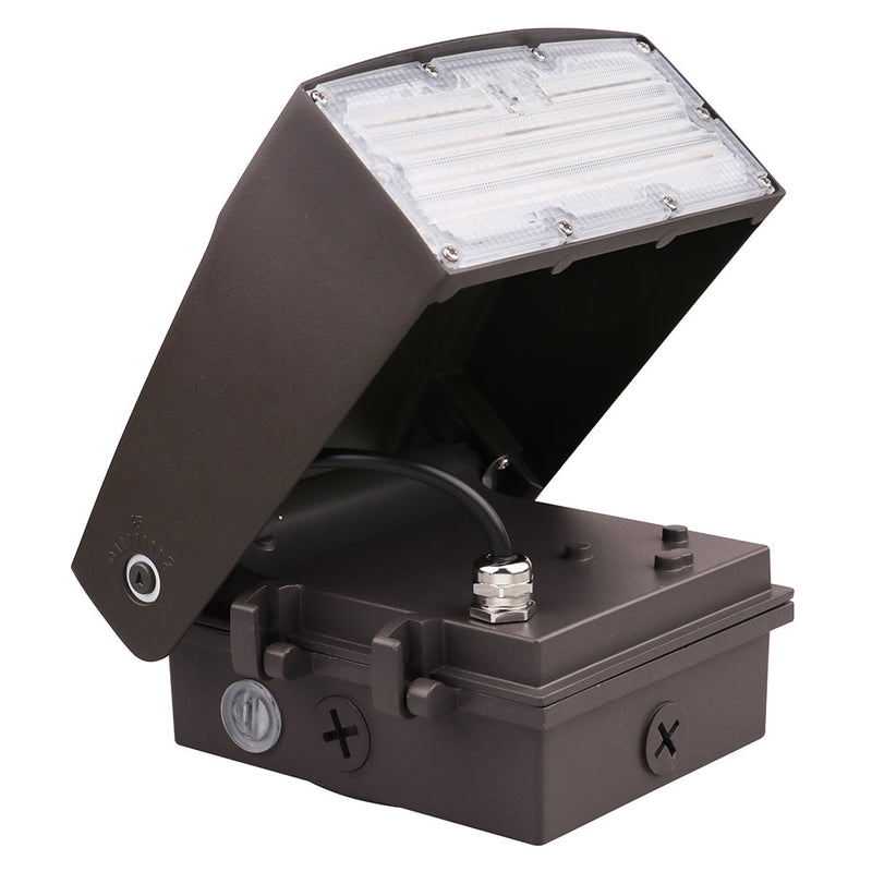 15W-30W Selectable LED Adjustable Wall Pack AC120-277V WSD-SWP152030W27-345K-D-P - Lighting of Tomorrow 