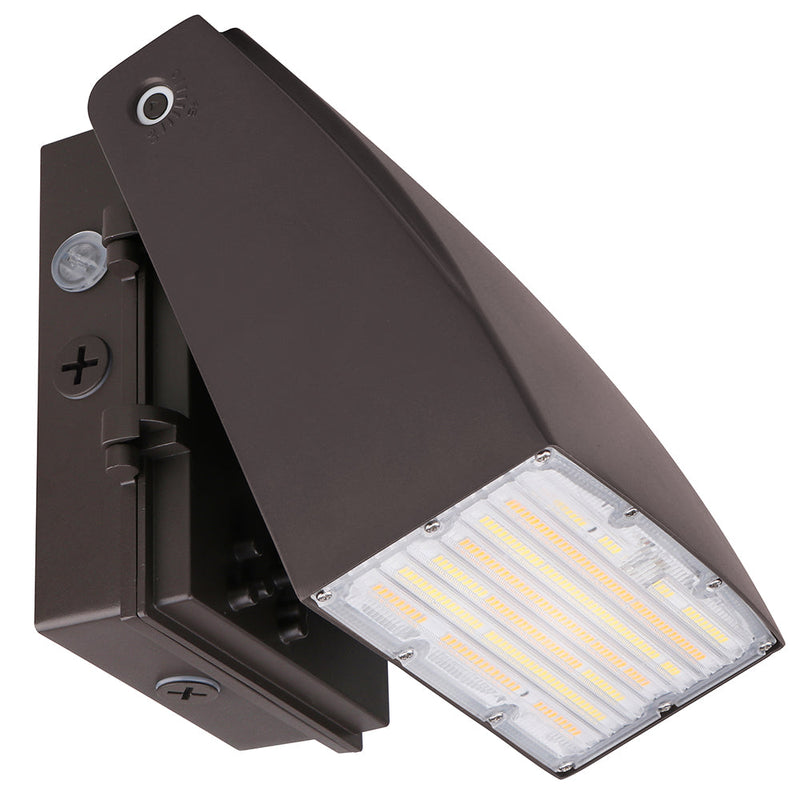 40W-80W Selectable LED Adjustable Wall Pack AC120-277V WSD-SWP468W27-345K-D-P - Lighting of Tomorrow 