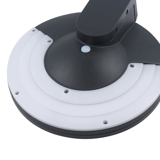 5W Solar LED Wall Mount Light - Full Cutoff, 5000K CCT, Bronze Housing, 265.6 Lumens. Energy-efficient outdoor lighting.