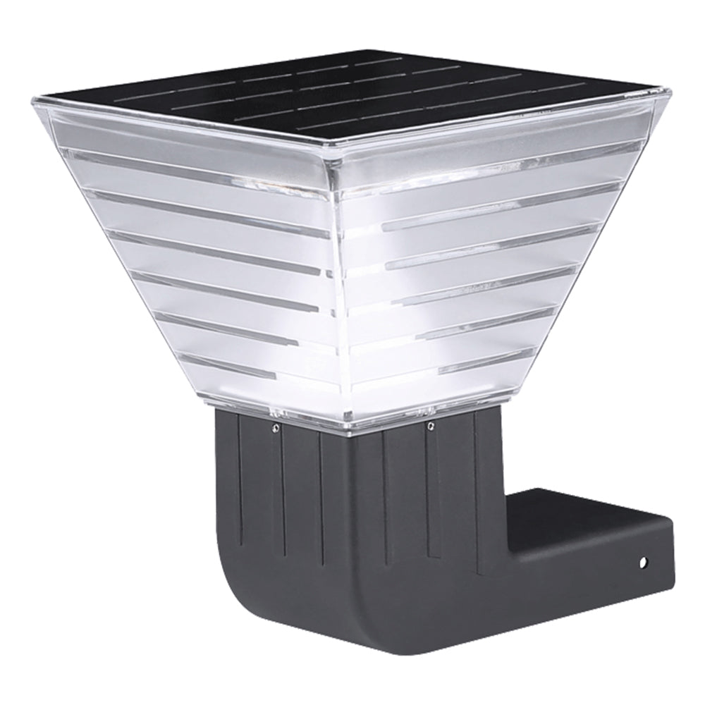 5W Solar LED Square Wall Mount Light WSD-SPSWP5W5-50K-B - Lighting of Tomorrow 