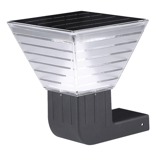 5W Solar LED Square Wall Mount Light: Ideal for outdoor illumination, this bronze fixture offers efficient, long-lasting solar-powered lighting.