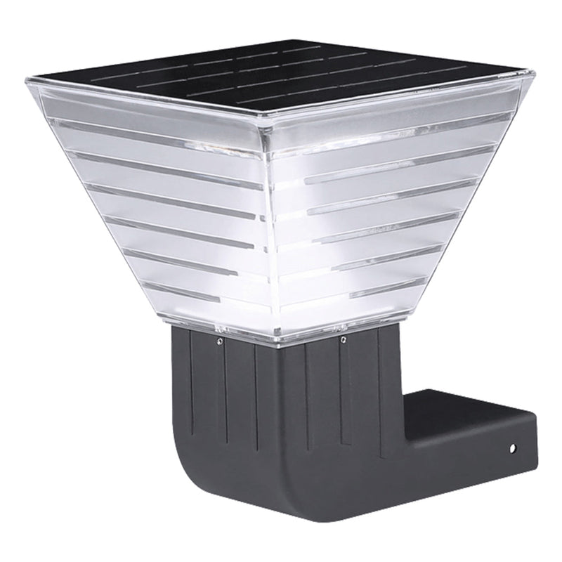 5W Solar LED Square Wall Mount Light WSD-SPSWP5W5-50K-B - Lighting of Tomorrow 