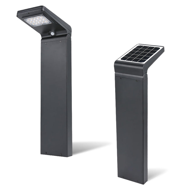 5W Solar LED Square Bollard Light WSD-SPSBL5W5-50K-B