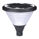 12W Solar LED Hourglass Post Top Light  WSD-SPHPT12W5-50K-B - Lighting of Tomorrow 