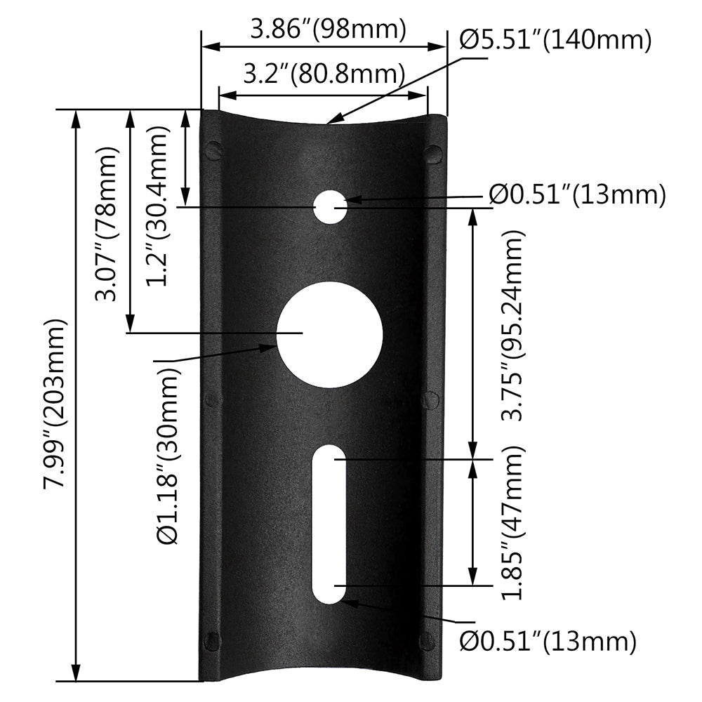 Round Bar Adapter WSD-SADP-BAR
