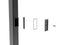 Straight Square Pole - 25' Steel 4"