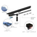 POLLUX | Solar LED Street Light | 20 Watt | 3920 Lumens | 5000K | Parking Lot Light | Solar All in One Pro Street Light | 5 Years Warranty - Lighting of Tomorrow 