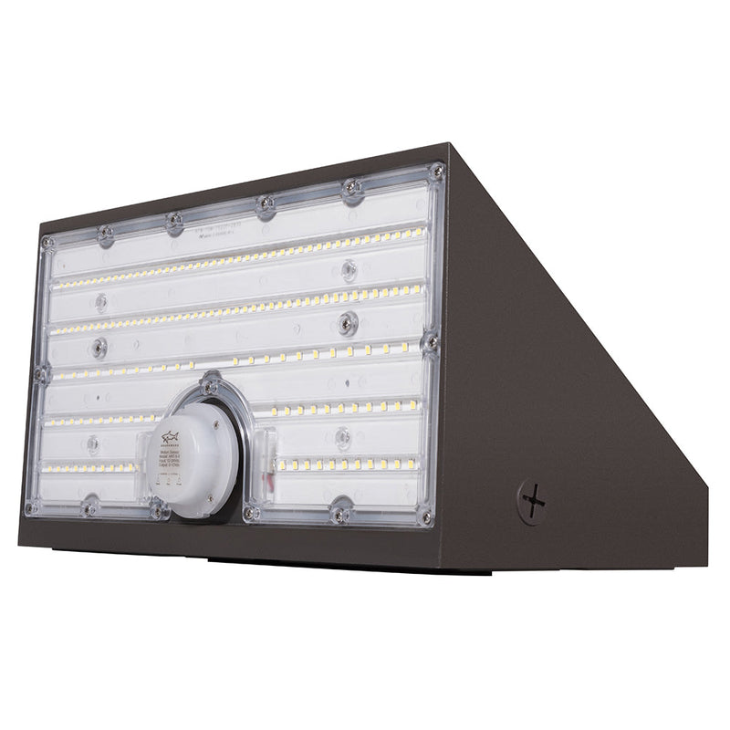 28W-70W Selectable LED Architectural Wall Pack Light AC277-480V WSD-AFW2842567W48-345K-D-T4 - Lighting of Tomorrow 