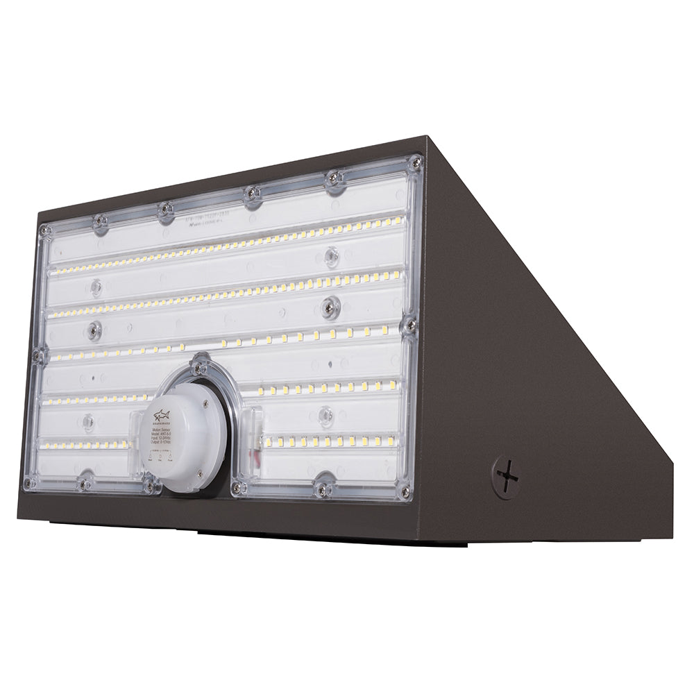 48W-120W Selectable LED Architectural Wall Pack Light AC277-480V WSD-AFW48729612W48-45K-D-T4 - Lighting of Tomorrow 