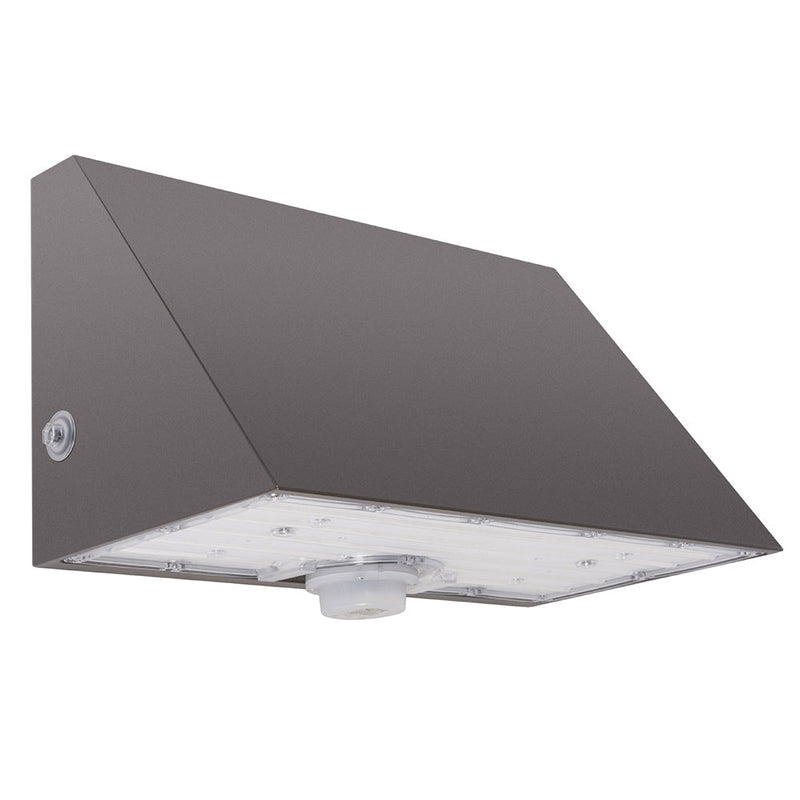 Selectable LED Architectural Wall Pack Light with Photocell AC120-277V WSD-AFW48729612W27-45K-D-T4-P - Lighting of Tomorrow 