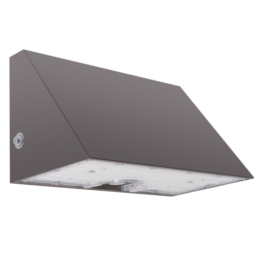 Selectable LED Architectural Wall Pack Light with Photocell AC120-277V WSD-AFW48729612W27-45K-D-T4-P - Lighting of Tomorrow 