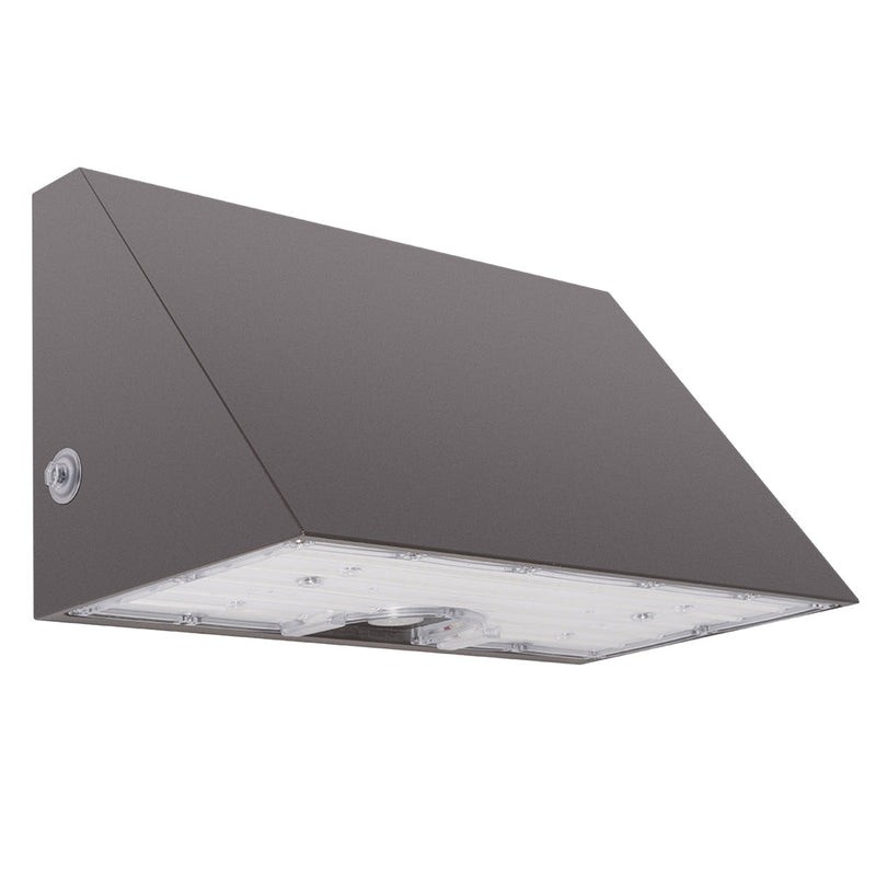 Selectable LED Architectural Wall Pack Light with Photocell AC120-277V WSD-AFW48729612W27-45K-D-T4-P - Lighting of Tomorrow 