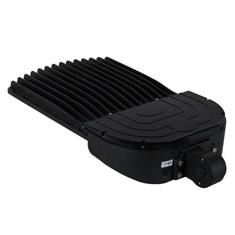 120W-300W BLACK Selectable LED Shoebox Light AC120-277V WSD-SB12182430W27-45K-B-T3 - Lighting of Tomorrow 
