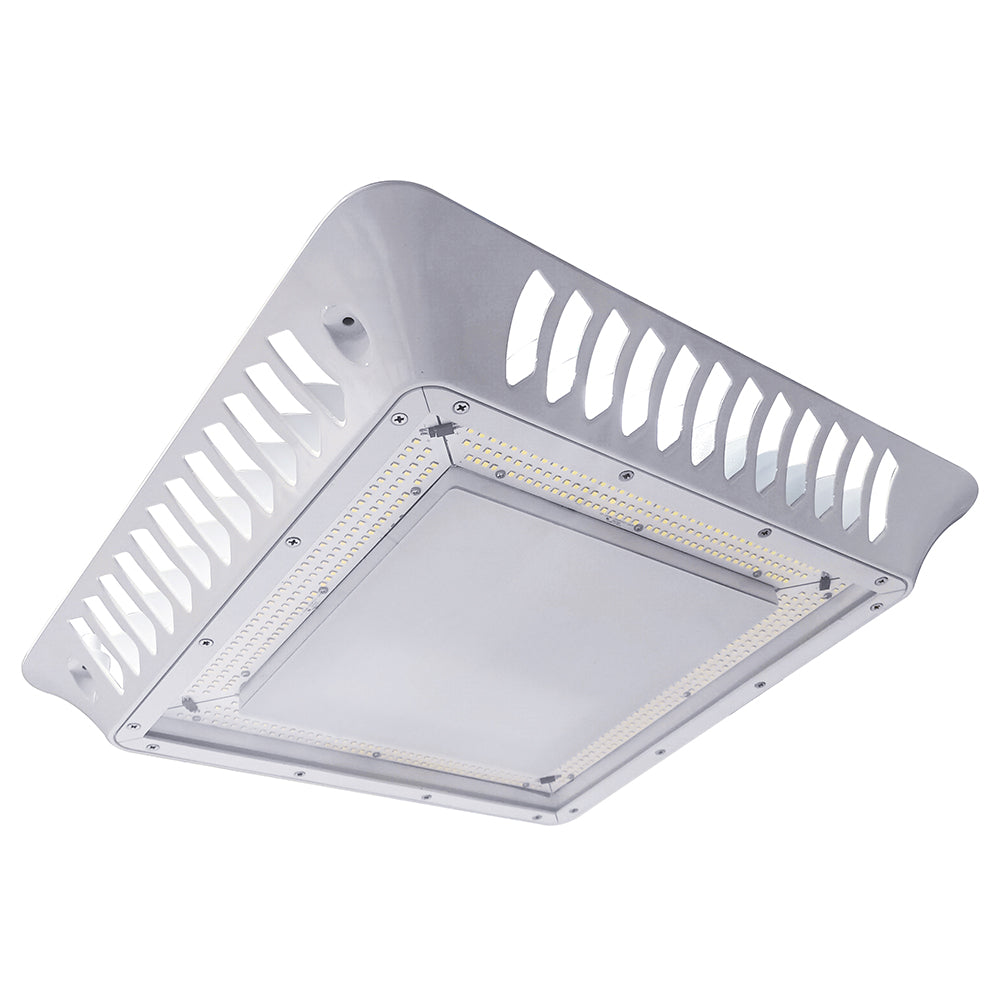 200W LED Gas Station Canopy Light AC120-277V WSD-CP20W27-50K-W - Lighting of Tomorrow 