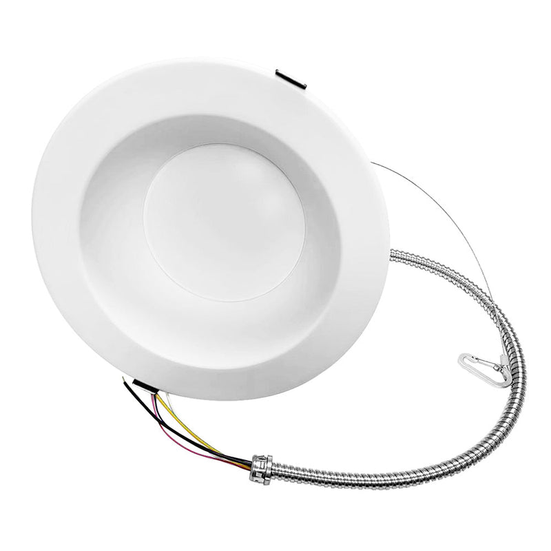 8 Inch Selectable LED Commercial Downlight WSD-8CDL101522W27-33540K-JA8-W