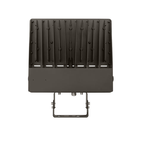 EXTREME LED Flood Light with adjustable wattage (125W-250W) and CCT (4000K-5700K), bronze finish.