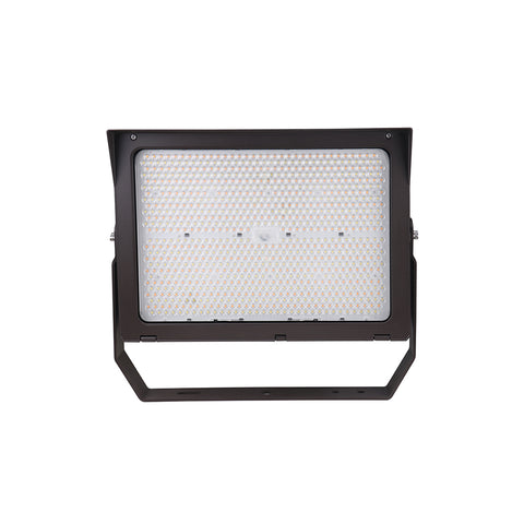 UNION | LED Flood Light | Adj Watt 300W/400W/500W | 77500 Lumens | Adj CCT 3K/4K/5K | 120-277Vac | Slip Fitter / Yoke Mount / U-Bracket Included | IP65 | UL & DLC Listed - Lighting of Tomorrow 