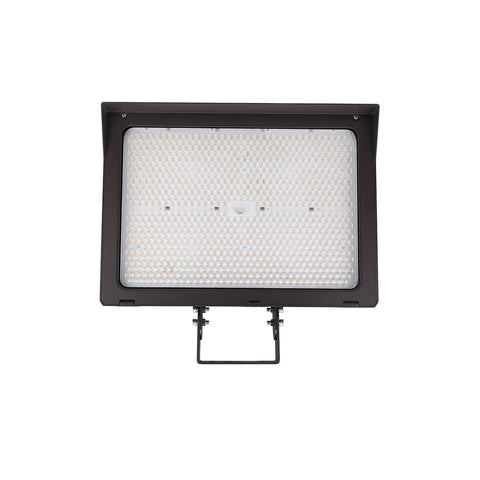 UNION | LED Flood Light | Adj Watt 300W/400W/500W | 77500 Lumens | Adj CCT 3K/4K/5K | 120-277Vac | Slip Fitter / Yoke Mount / U-Bracket Included | IP65 | UL & DLC Listed - Lighting of Tomorrow 