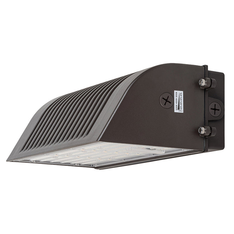 Selectable LED Full Cutoff Wall Pack Light With Photocell AC120-277V WSD-FWP2842567W27-345K-D-P - Lighting of Tomorrow 