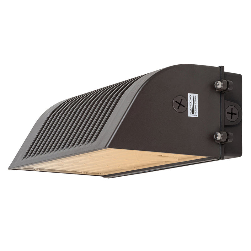 Selectable LED Full Cutoff Wall Pack Light With Photocell AC120-277V WSD-FWP2842567W27-345K-D-P - Lighting of Tomorrow 