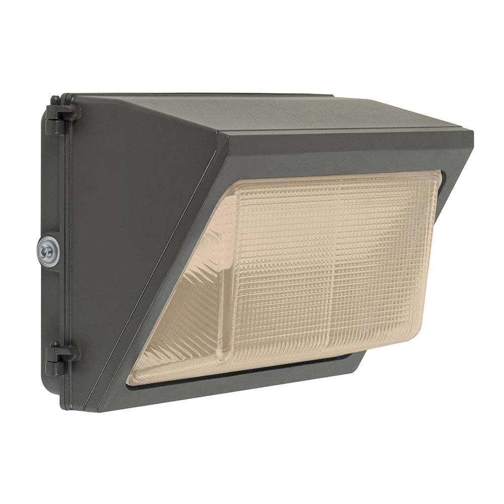28W -70W Selectable LED Glass Wall Pack Light with Photocell AC120-277V WSD-GWP2842567W27-345K-D-P-G2 - Lighting of Tomorrow 