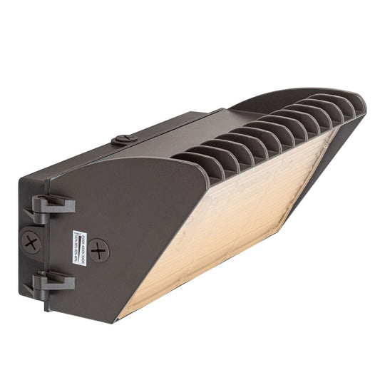 Image of a 28W-70W Selectable LED Semi Cutoff Wall Pack Light with Photocell, AC120-277V, WSD-HWP2842567W27-345K-D-P.