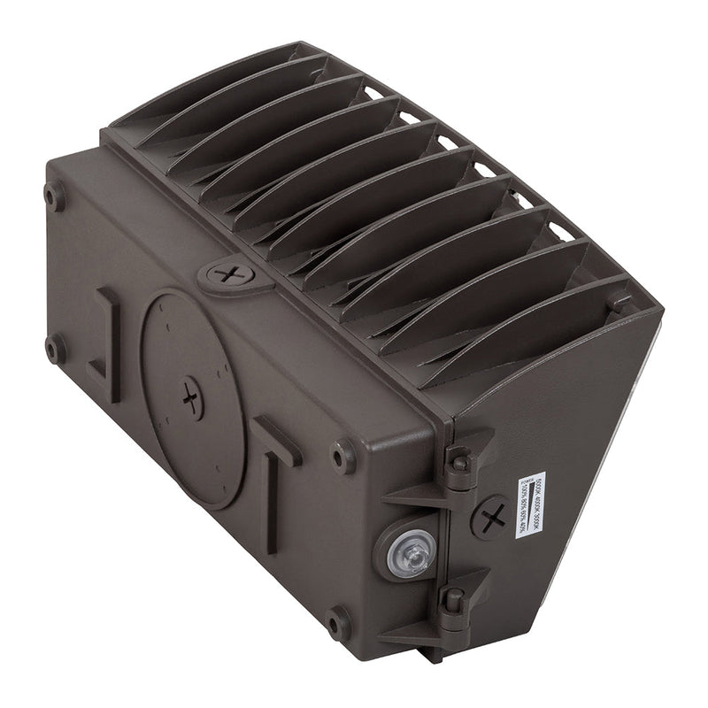 48W-120W Selectable LED Semi Cutoff Wall Pack Light With Photocell AC120-277V WSD-HWP48729612W27-45K-D-P - Lighting of Tomorrow 