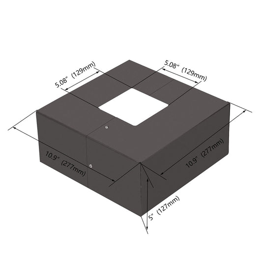 5 inch Square Base Cover