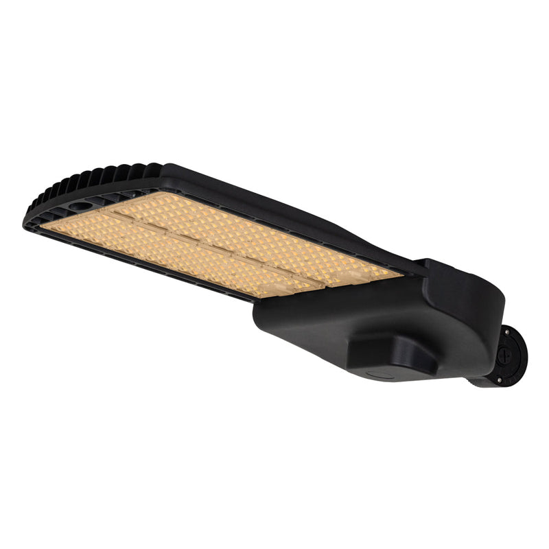 120W-300W BLACK Selectable LED Shoebox Light AC120-277V WSD-SB12182430W27-45K-B-T3 - Lighting of Tomorrow 