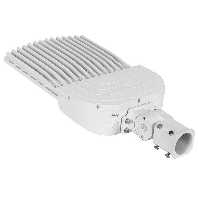 120W-300W WHITE Selectable LED Shoebox Light AC120-277V WSD-SB12182430W27-45K-W-T3 - Lighting of Tomorrow 