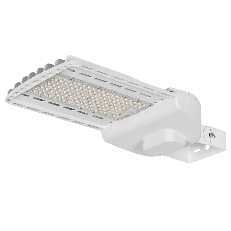 60W-150W WHITE Selectable LED Shoebox Light AC120-277V WSD-SB691215W27-45K-W-T3 - Lighting of Tomorrow 
