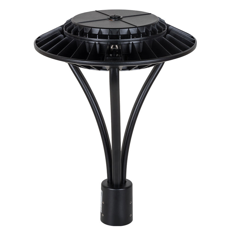 60-150W Selectable Spider Mount Post Top Light AC120-277V WSD-SMPT681015W27-345K-B