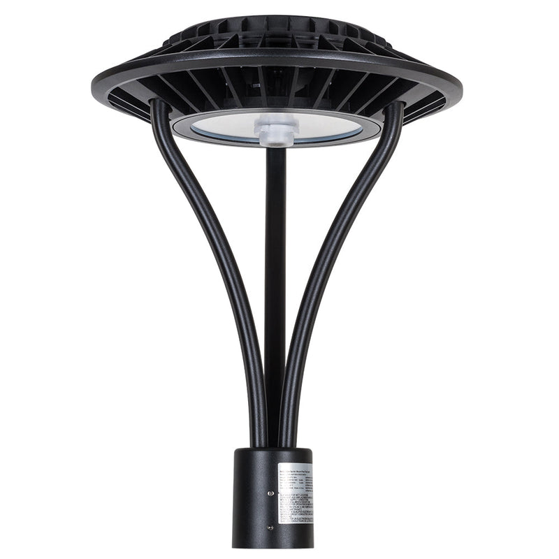 60-150W Selectable Spider Mount Post Top Light AC120-277V WSD-SMPT681015W27-345K-B