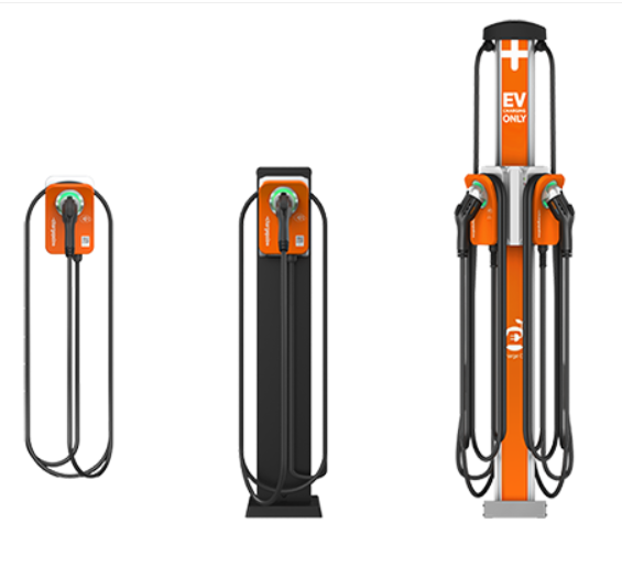 ChargePoint CPF50 Level 2 AC Charging Station with Dual Port & Custom Branding