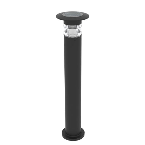 TITAN | Solar Bollard Light | 1.8 Watt | 250 Lumens | 3000K-5000K CCT | Solar Panel 4.5Wc | Lithium Battery 4.5AH/6.4V | Installation Height 43.3 Inch | IP65 | Aluminum | 5 Years Warranty - Lighting of Tomorrow 