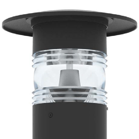TITAN | Solar Bollard Light | 1.8 Watt | 250 Lumens | 3000K-5000K CCT | Solar Panel 4.5Wc | Lithium Battery 4.5AH/6.4V | Installation Height 43.3 Inch | IP65 | Aluminum | 5 Years Warranty - Lighting of Tomorrow 