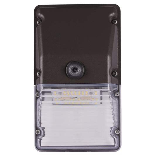 Tunable 15W LED Wall Pack Light With Photocell AC120-277V WSD-WP015W27-345K-D-P - Lighting of Tomorrow 