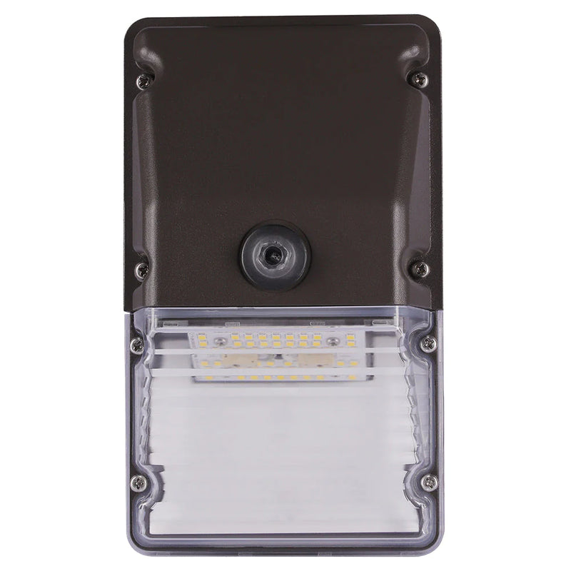 10W LED Wall Pack Light With Photocell AC120-277V WSD-WP01W27-50K-D-P