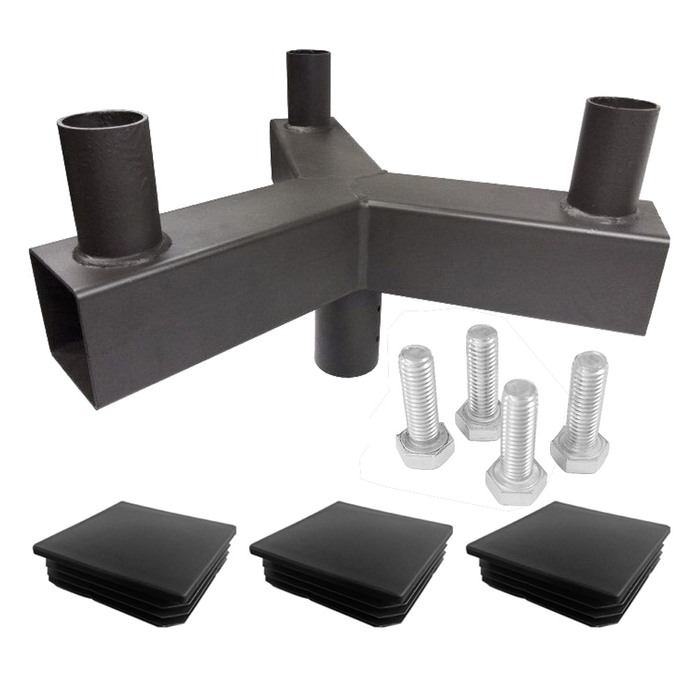 Triple 120° Horizontal Tenon Adaptor WSD-QT120-3T-D