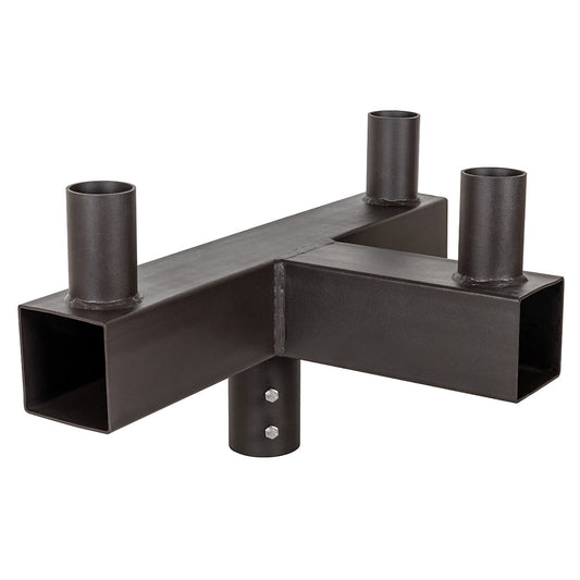Square Triple 90° Horizontal Tenon Adapter