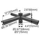 Quad Spoke Bracket 90° Arms WSD-SB2.5QD90-D